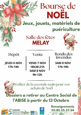 Bourse jeux, jouets, matériels de puériculture de Noël
