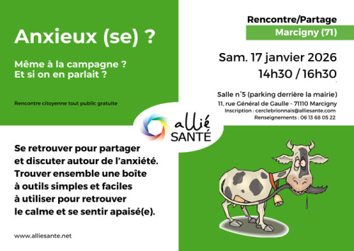 Anxieux(se) ? Même à la campagne ? Et si on en parlait ?