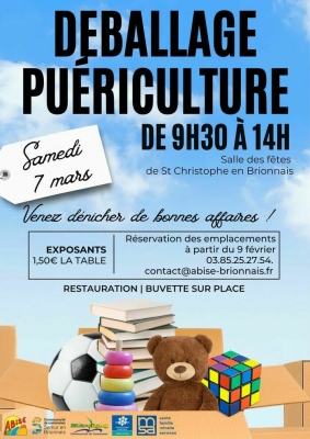 Déballage puériculture