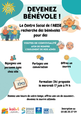Appel à bénévoles.