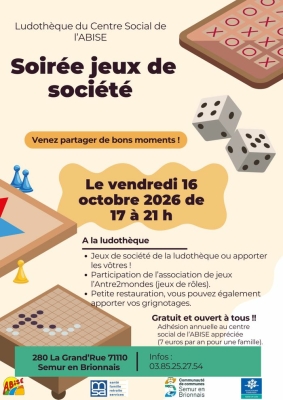 Soirée jeux pour fêter les vacances scolaires.