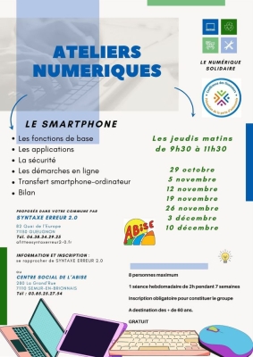 Ateliers numériques.