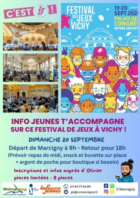 Sorte au festival de jeux à Vichy