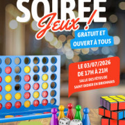 Ludothèque : Soirée jeux de société et de rôles.