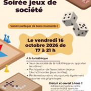 Soirée jeux pour fêter les vacances scolaires.