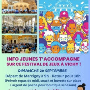 Sorte au festival de jeux à Vichy