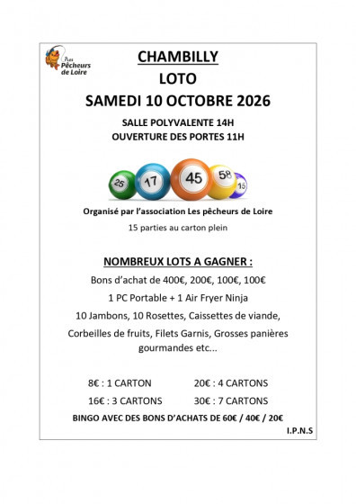 Loto des pêcheurs de Loire