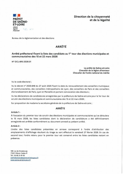 élections municipales et communautaires 2026