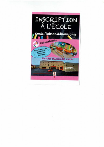 Ecole Lucie Aubrac inscriptions