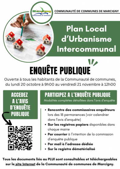 Avis d'enquête publique PLUI