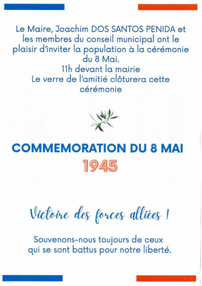 Commémoration du 8 Mai