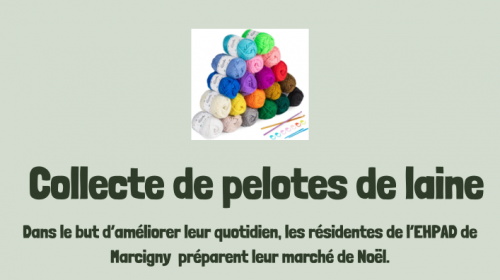 Collecte de pelotes de laine