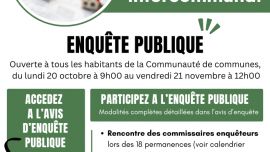 Avis d'enquête publique PLUI